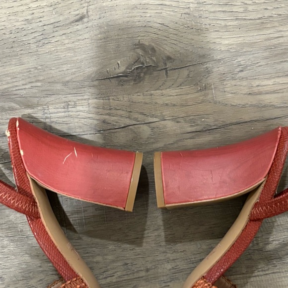 Zac Posen Women's Brown/Orange Sandals - Picture 4 of 8